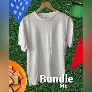Nordstrom White Short Sleeve Tee men’s medium cotton